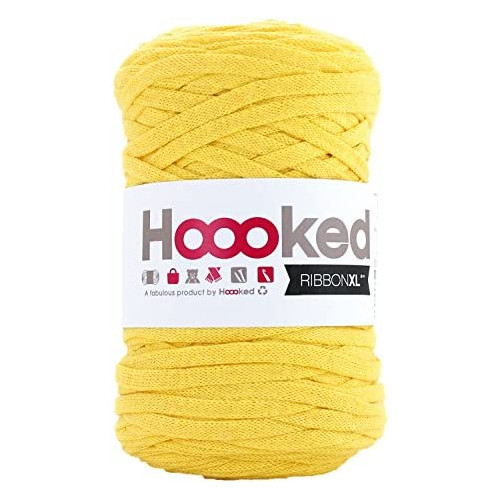 DMC Hoooked RIBBONXL 리본 XL 경량 리사이클 초아주 굵음 #35 Lemon Yellow 250g 약120m DMC801