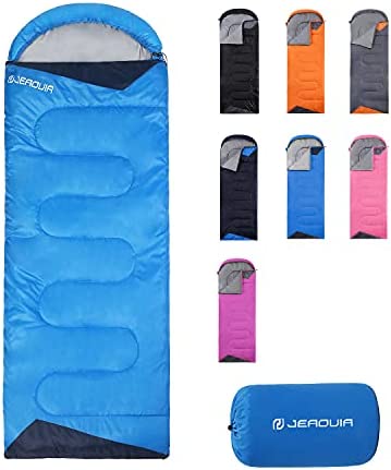 JEAOUIA Camping 슬리핑 가방 경량 방수 - 3 Season Outdoor & Indoor Bags 성인 어린이 Compact Sleep Backpacking Hiking Compression Bag
