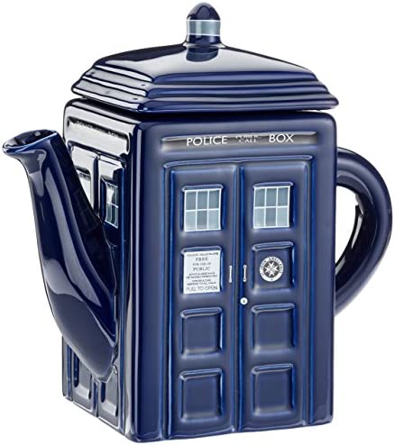 티포트 주전자 Doctor Who Tardis Ceramic Teapot