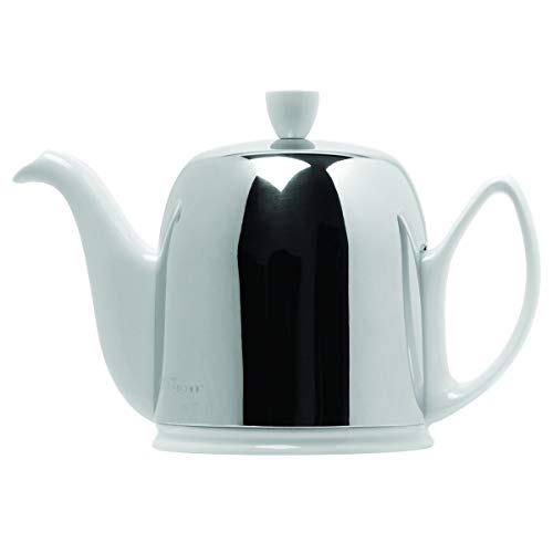티포트 주전자 DEGRENNE - SALAM WHITE Tea Pot 6 Cups, 33 oz 13/16