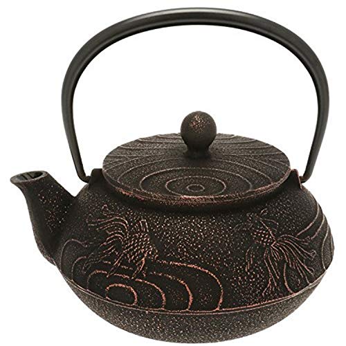 티포트 주전자 Iwachu Japanese Iron Tetsubin Teapot, Black