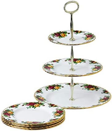 티포트 주전자 Royal Albert Old Country Roses Teapot, Teacup & Saucer, 1.25 liters