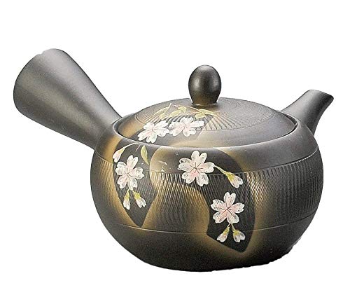 Japanese Kyusu Tokoname Clay Teapot 11.2 Fluid Ounces Tomisen L613