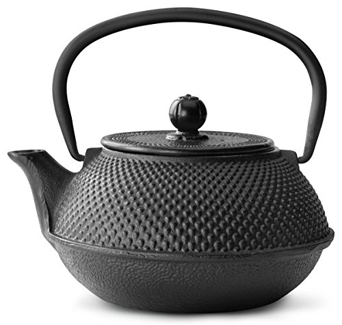 티포트 주전자 bredemeijer Jang Teapot, 0.8-Liter, Black Cast Iron