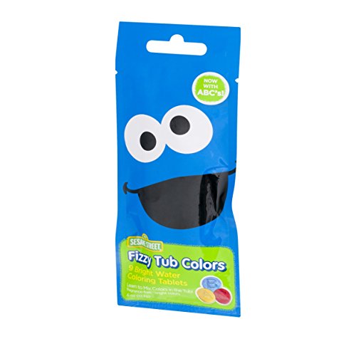 Sesame Street Tub Colors Fizzy 9 ct. 1 Package