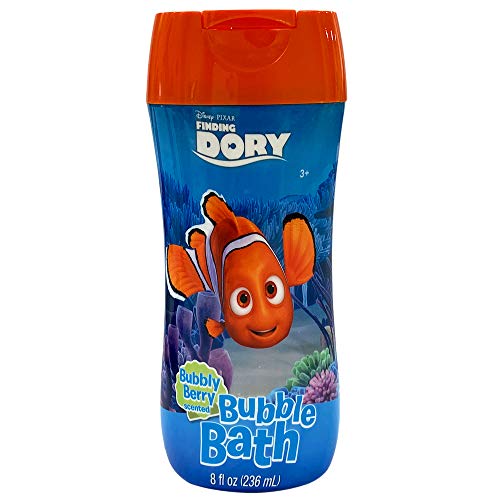 Finding Dory Bubble Bath 8 oz - Bubbly Berry Scent and Non Toxic Parabens & BPA Free