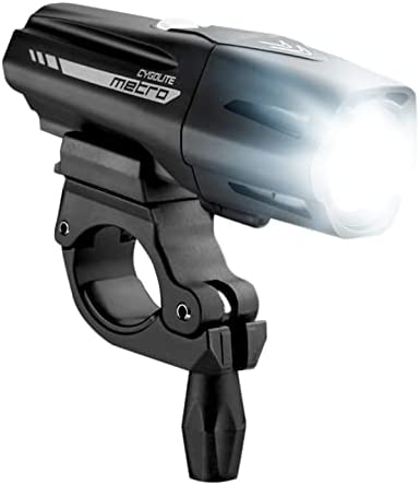 CYGOLITE Metro Plus&ndash 650 Lumen Bike Light&ndash 4 Night & 3 Daytime Modes&ndash Compact Durable &ndash IP67 Waterproof&ndash Secured Hard Mount&ndash USB Rechargeable Headlight&ndash Road,