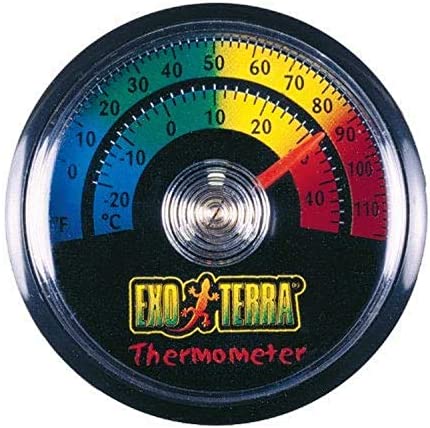 Exo Terra Thermometer Reptile Terrarium Celsius Fahrenheit PT2465