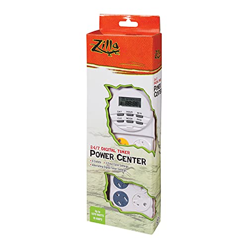 Zilla Reptile Habitat Lighting & Terrarium 히트 Power Center Digital