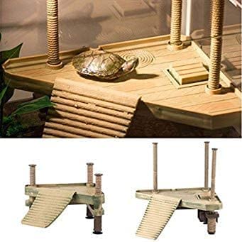 Turtle Platform Decorative Reptile Frog Pier Floating Basking Ramp Ladder Tank