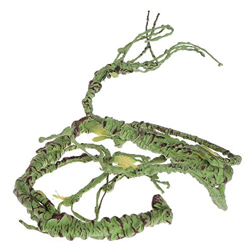 PIVBY Flexible Bend-A-Branch Jungle Vines Pet Habitat Decor Reptile Plants Terrarium Lizard,Frogs Snakes More Reptiles Climbing Fat0.7943.31 Inch
