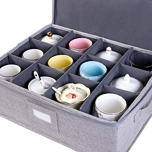 China Storage Set, Protects dishes and Plates storage, Hard Shell and Stackable,for Dinnerware Storage and Transport , iN.Di&iN.WE(China Storage set)