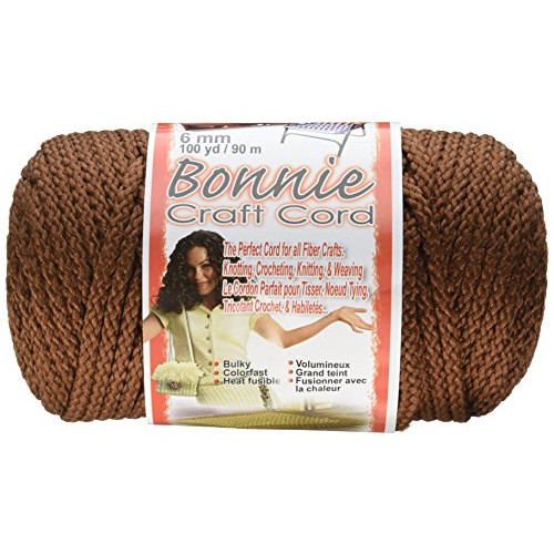 Bonnie 보니 6mm 마크라메 실 90m 아몬드컬러