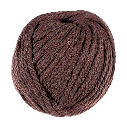 Colorful Cotton Rope Spools &ndash 3mm Diameter 50 Meter Length DIY Handmade Macramé Crafting Burnt Orange