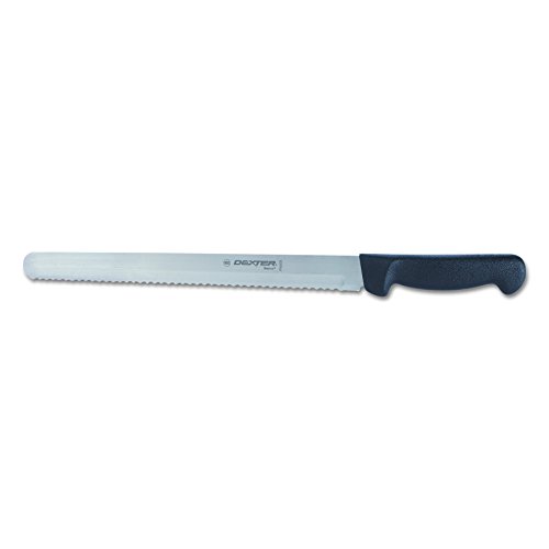 Basics P94805B 12 International Scalloped Slicer with Black Polypropylene Handle