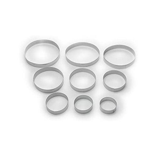 Fox Run, 1 x 2.75 x 2.75 inches, Square Cookie Cutter Set