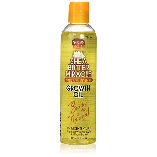 African Pride Shea Butter 미라클 Growth Oil 8 Ounce