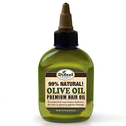 Difeel Premium Natural 헤어 Oil - Olive 2.5oz 6-Pack