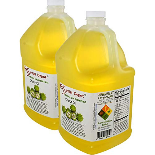 Castor Oil - 2 Gallons x 1 Gallon Containers Free US Shipping