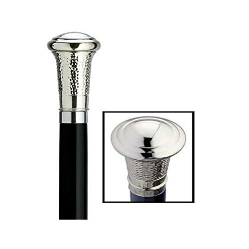 Walking Cane Straight Formal Cap - Silver