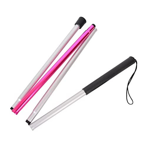 Bleiou 접이식 Walking Cane 알루미늄 Reflective 폴딩 Blind 스틱 Vision Impaired People
