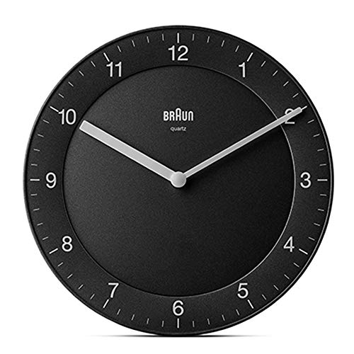 브라운BRAUN 벽시계 블랙 검정 심플 BC06B