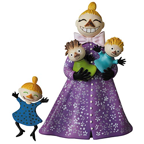 UDF 울트라 디테일 피규어 No.528 MOOMIN 시리즈5 미무라 부인과 리틀미이 각전 고약108/46mm 도장필 완성품
