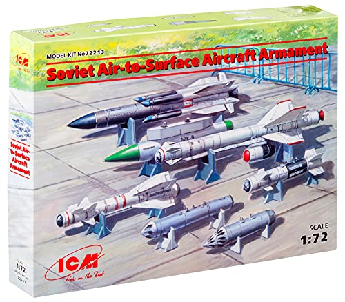 ICM 1/72 소비에트 공대지미사일/ 로켓 탄 세트 플라모델 72213