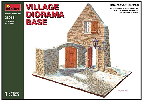 미니 아트 1/35 디오라마 베이스15 마을 플라모델