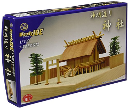 우디 죠 1/150 신명 구조 신사 목제 모형 조립 키트