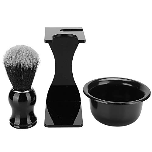 Beard Shaving 세트 Brush Stand Durable Cleaning Tool 3pcs Men Father