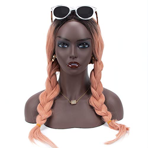 Mannequin PVC Manikin Head Realistic Bust Wig 마스크 Stand Wigs Display Making Styling PMH-DE 16.5 Inches Caucasian