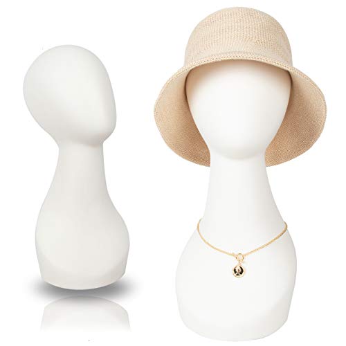 Mannequin Wig Head Shoulder Female Male Bust Display 헤어 Hat 마스크 AB-W 매트 Black