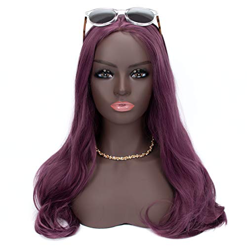Mannequin PVC Manikin Head Realistic Bust Wig Stand Wigs Display Making Styling PMH-DC487 16.5 Inches African American