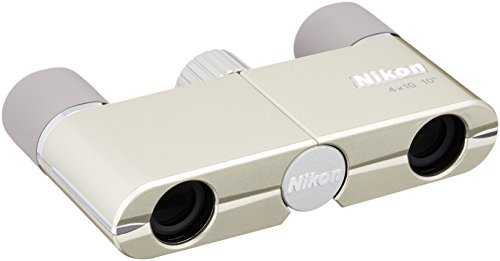 Nikon Binoculars Yu 4X10D CF Champaign Gold