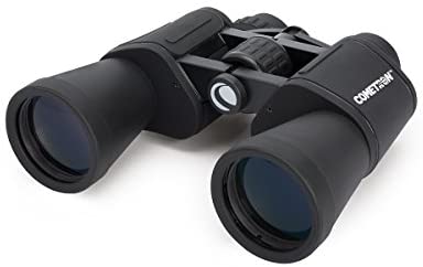 Celestron - Cometron 7x50 Bincoulars Beginner Astronomy Binoculars Large 50mm Objective Lenses Wide Field View 7x Magnification