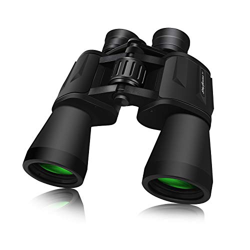 SkyGenius 10 x 50 강력한 Binoculars 성인 Durable Full-Size 클리어 Bird Watching Travel Sightseeing Hunting Wildlife Outdoor 스포츠 Games Concerts