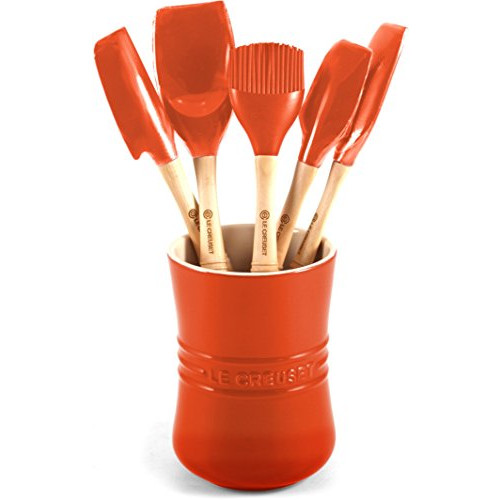 르쿠르제 Revolution 6-Piece Silicone Kitchen 세트 Flame