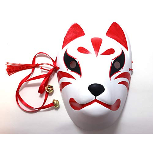 GSS 키츠네 가면 코스튬용 소품 약25cm