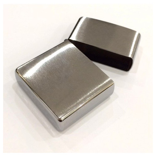 ZIPPO 지포#200 바깥쪽 케이스 브러시 크롬 마무리 교환용
