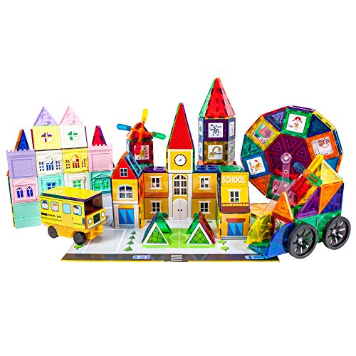 PicassoTiles 피카소타일즈 마스터 빌더 마그네틱 빌딩 블럭 300피스 세트