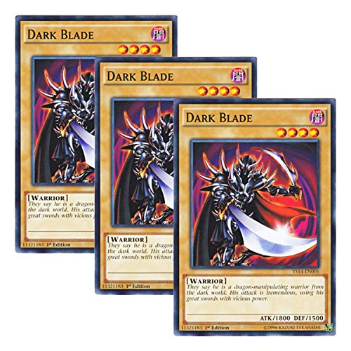 3 매유희 왕영어판 YS14-EN005 Dark Blade 어둠(암흑)마계의 전사 다크 소드 (노멀) 1st Edition