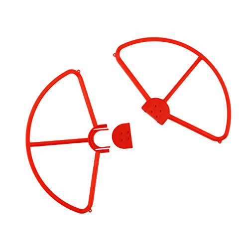 [No brand goods] for Phantom 3 Removable Propellers Protector Guard Bumper Bumper (Red & White)