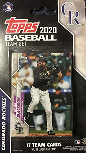 Topps 2020 메이저리그 베이스볼 팀 카드 콜로라도 로키스