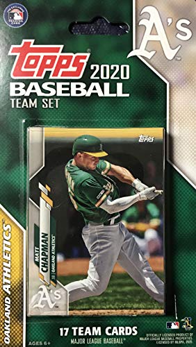 Topps 2020 메이저리그 베이스볼 팀 카드 오클랜드 어슬레틱스