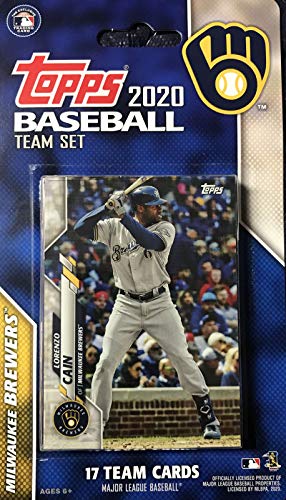 Topps 2020 메이저리그 베이스볼 팀 카드 밀워키 브루어스