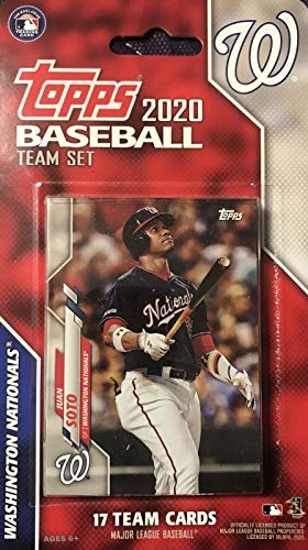 Topps 2020 메이저리그 베이스볼 팀 카드 워싱턴 내셔널스