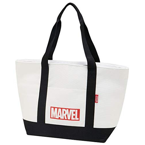 스케이터 마풍보냉 쇼핑 백 토트백 Marvel 로고 마베루 53x34x18cm KCTSJ1