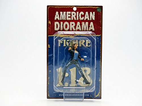 1/18 American Diorama BIKER - Angel 여성 바이커 오토바이 탑승 피규어