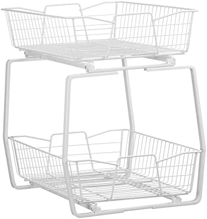 ClosetMaid 3087 14-Inch Wide Cabinet Organizer Nickel